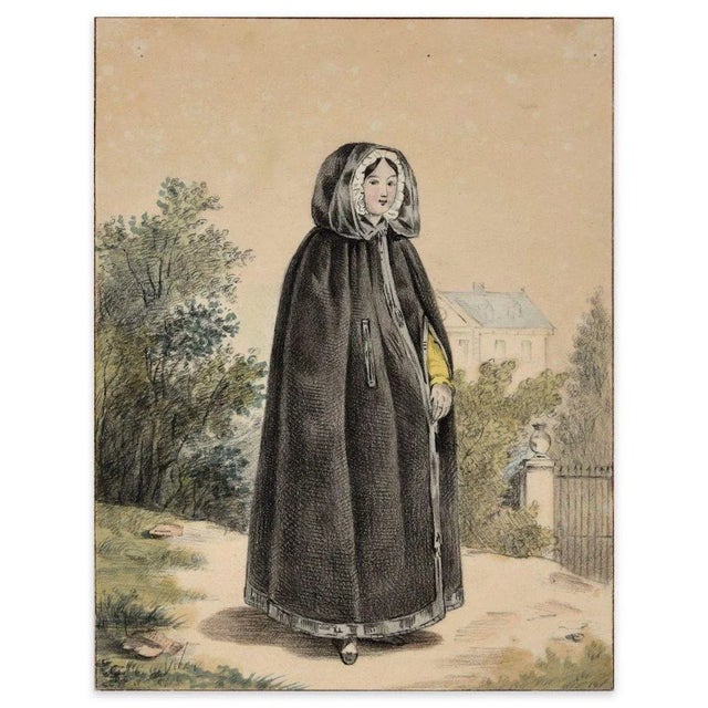 Portrait of Young Woman is a splendid pastel drawing realized by an anonymous artist who signed in an unreadable way on...