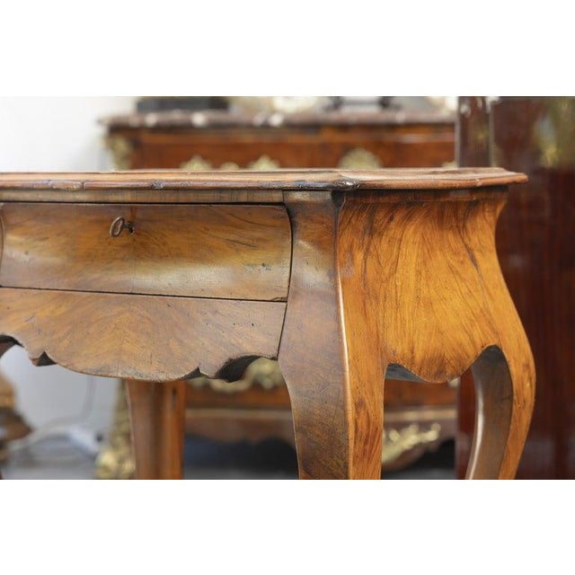 Wood French Provincial Fruitwood Side Table For Sale - Image 7 of 8