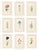 Atelier Aria Lumae Magdalena Rosina Funck Style Botanical Miniature Passe Partout Prints Complete 30 Piece Set A4 For Sale - Image 12 of 18