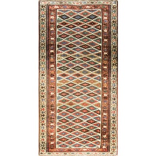 3'2" X 6'6"Antique Northwest, Kurdish Oriental Rug,, #17082 For Sale