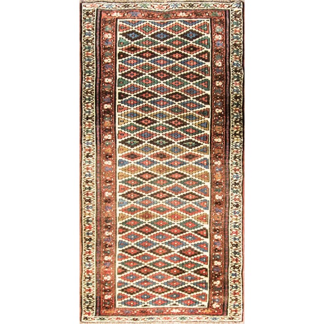 Antique Northwest, Kurdish Rug,,3'2" X 6'6" For Sale