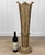 Original 1970's Rococo Floor Vase Molded Resin with an Original Gold Gilded Finish Attractive Palm Leaf Motif in High...