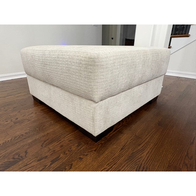 Modern Casper Storage Ottoman - Michael Nicholas For Sale - Image 3 of 3