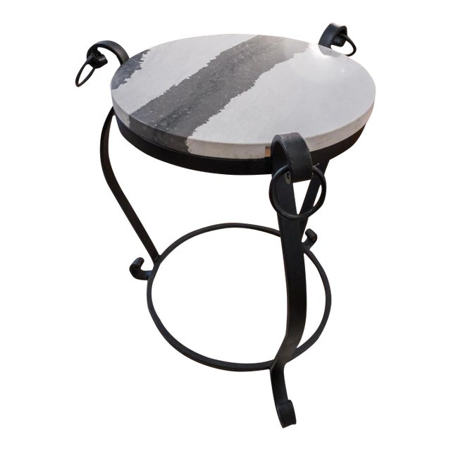 Marble Side Table For Sale