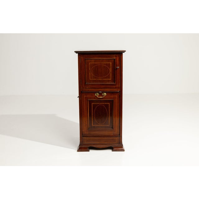 Brown 19th Century France Brown Wood Storage Cabinets & Cupboards For Sale - Image 8 of 10