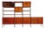 Freestanding String Shelf-System Unit Bookcase in Teak & Metal from Silverschild, Germany, 1950s For Sale