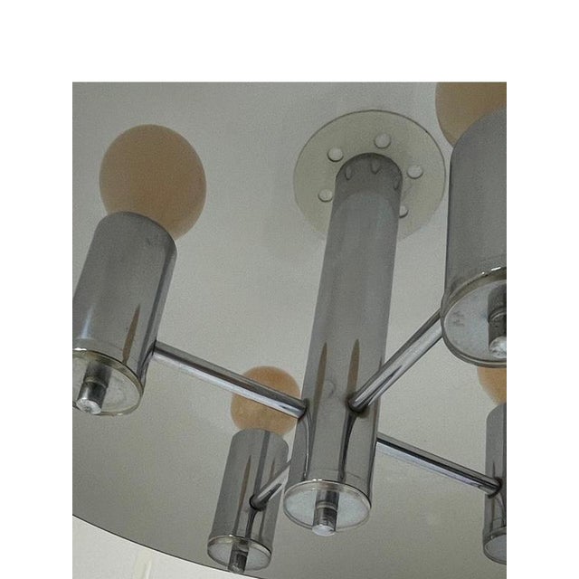 Italian Brown Acrylic Pendant Light with Rollycord from Giannelli Firenze Luce For Sale - Image 10 of 11