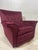 Purple Vintage Lounge Chair in Purple Velvet, 1952 For Sale - Image 8 of 13