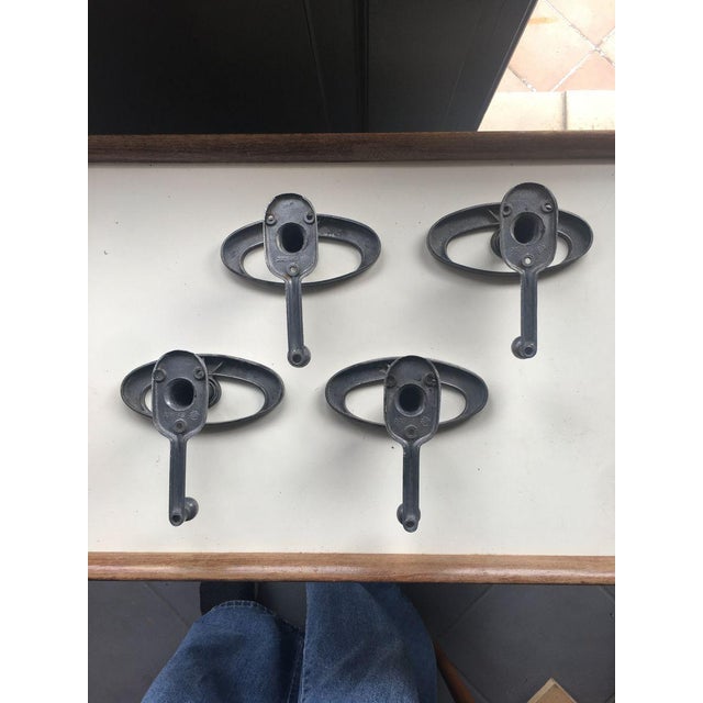 1940s Vintage Aluminum Racks, Set of 4 For Sale - Image 5 of 10