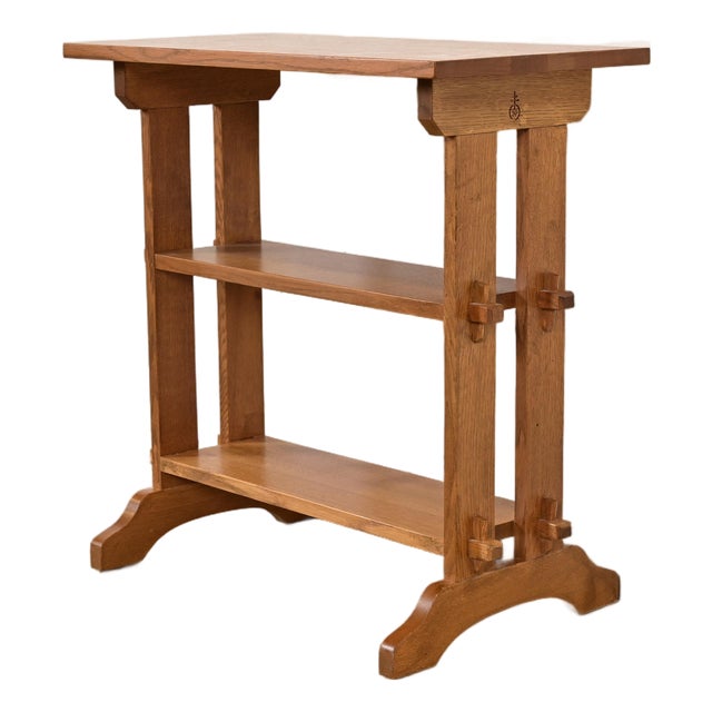 Stickley Roycroft Mission Oak Arts & Crafts "Little Journeys" Table or Bookshelf For Sale