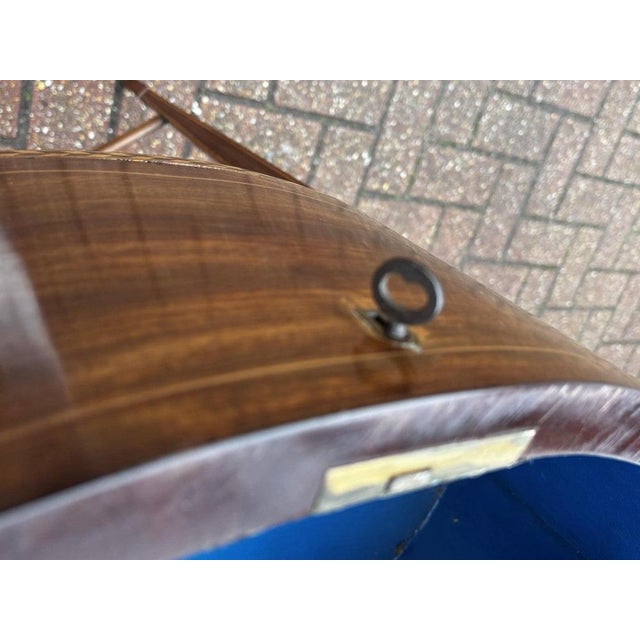 Sheraton Revival Inlaid Satinwood Side Table For Sale - Image 10 of 18