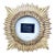Wynne Home Hollywood Regency Style Gold Gilded Sunburst Picture Frame - 6x6 For Sale
