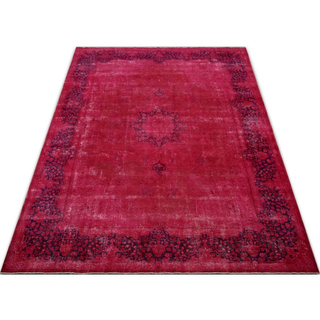 1960s 1960s Persian Kerman Rug For Sale - Image 5 of 6