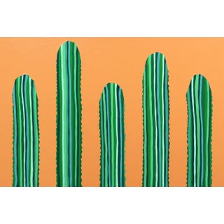 "Meloctones" Contemporary Minimalist Acrylic Painting by Will Beger For Sale