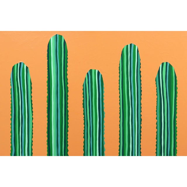 "Meloctones" Contemporary Minimalist Acrylic Painting by Will Beger For Sale