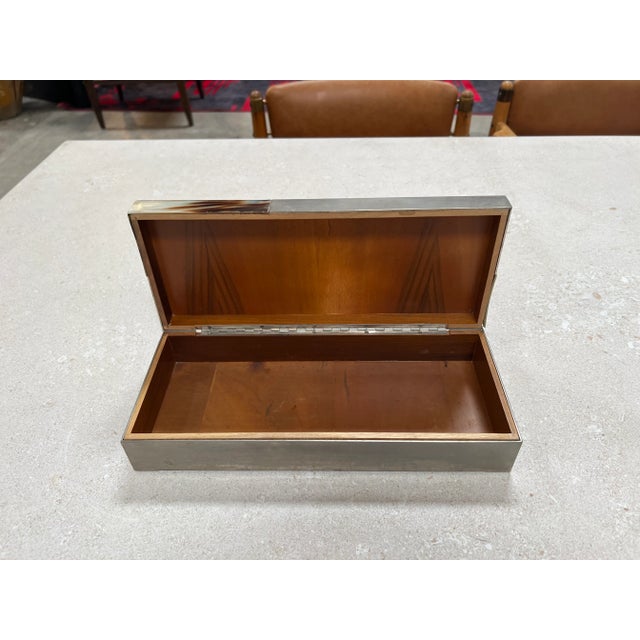 Vintage Italian Rectangular Decorative Box 1980s For Sale - Image 4 of 8