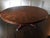Gorgeous Theodore Alexander Essential Mahogany Flame Wood Round Extension Table- 57"round Extends to 82" Round For Sale In New York - Image 6 of 12
