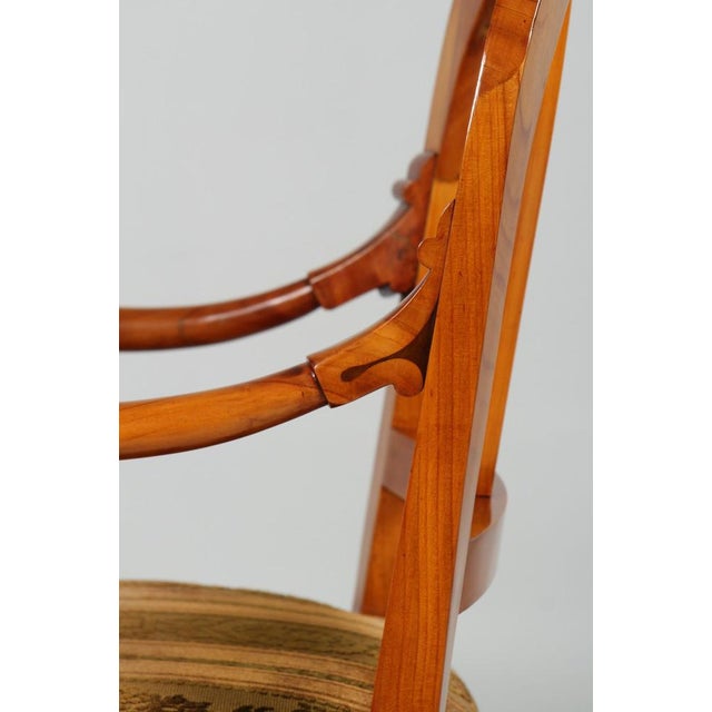 Antique Biedermeier Armchair, 1830s For Sale - Image 6 of 12