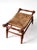 Vintage Early American Rush Seat Bench Stool For Sale - Image 9 of 17