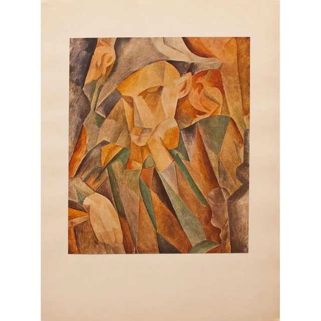 Paper 1940s After Pablo Picasso, "Leaning Harlequin" First Edition Period Offset Lithograph For Sale - Image 7 of 8