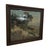 Coastal Vintage Framed Tinted Coastal Landscape Photograph of Cypress Trees on Rocky Shoreline. For Sale - Image 3 of 10