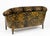 Baroque Late 20th Century Colombostile Italian Neo-Baroque Tiger Print & Gold Leaf Settee Sofa For Sale - Image 3 of 4