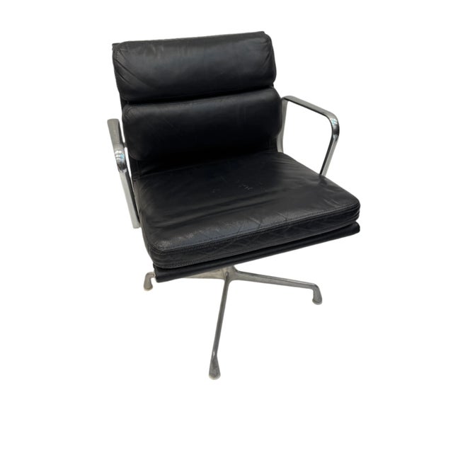 Mid 20th Century Original Herman Miller Aluminum Eames Soft Pad Group Management Conference Chair For Sale - Image 11 of 11