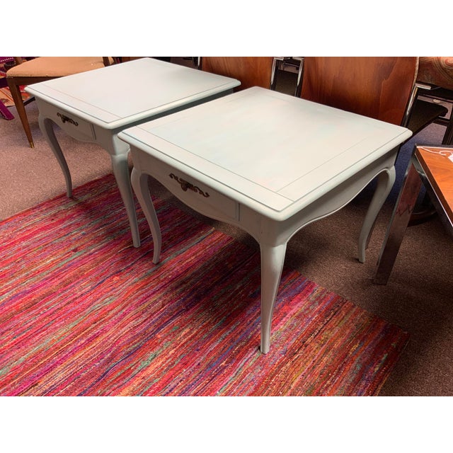 20th Century Pair of Henredon Side Tables For Sale In New York - Image 6 of 10
