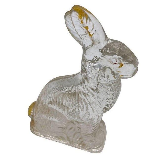 1970s Set of 11 Rare Modernist Glass & Lucite Bunny Rabbit Figural Collection For Sale - Image 11 of 18