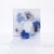 Into the Blue features a dynamic composition on five acrylic panels, capturing a fluid interplay of movement and color....