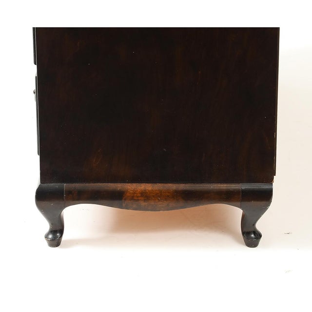 Wood Antique Art Deco Chest of Drawers For Sale - Image 7 of 12