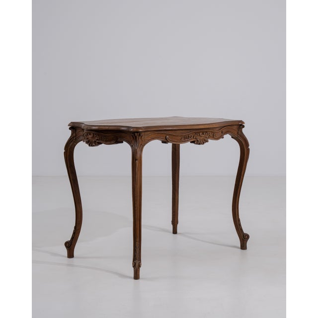 Louis XV Side Table in Original Patina, Rococo Style, France, 19th Century For Sale - Image 4 of 12