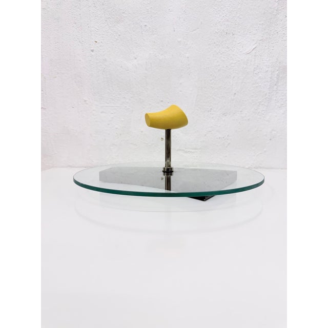 1990s Postmodern Serving Plate with Handle by Claude Dumas, Paris, 1980s For Sale - Image 5 of 11