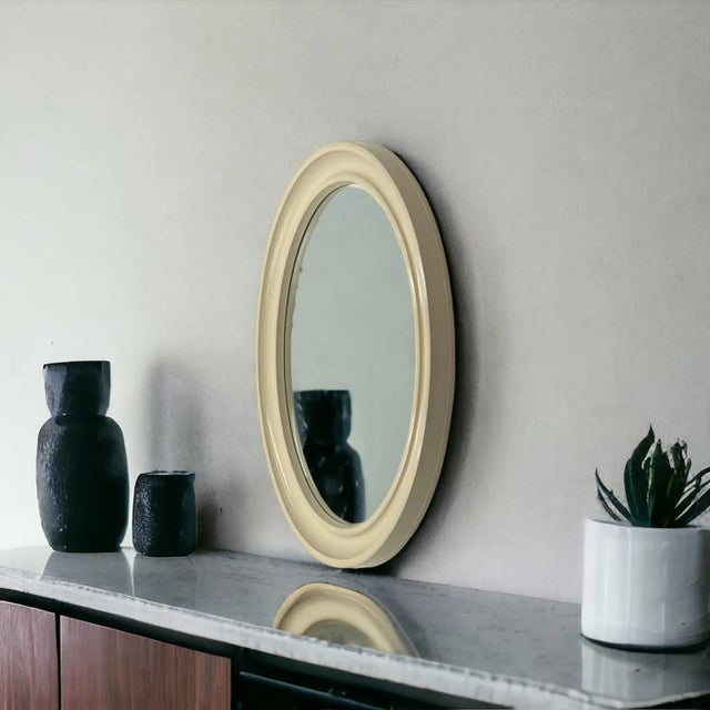 Bakelite Wall Mirror in Carrara and Matta America, 1970s For Sale - Image 6 of 11