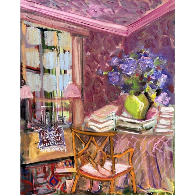 2020s "Rainy Day Books" Original Painting by Shann Spishak For Sale - Image 5 of 5