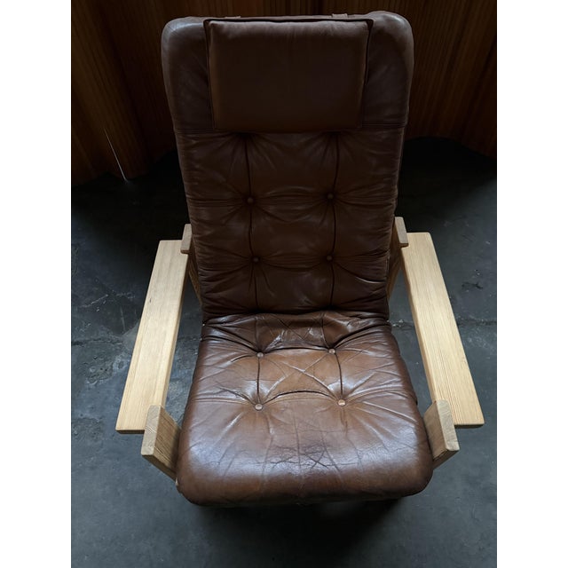 1960s Scandinavian Lounge Chair by Yngve Ekström for Swedese, 1960s For Sale - Image 5 of 11