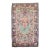 Emerald Green Botanical Antique Persian Kashan Rug For Sale