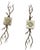 Bronze Global Views Cast Metal "Twig" Branch Wall Sconces - A Pair For Sale - Image 8 of 8
