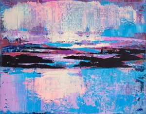 Ana Barbić Katičić, Pure Dawn, Acrylic on Canvas