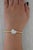 2010s Tirisi 1.01ctw Pave Diamond Heart Bead Bangle Bracelet 18k Gold Magnetic Clasp For Sale - Image 5 of 7