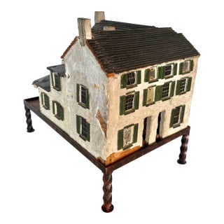 Early 20th Century French Wood and Metal Model House For Sale