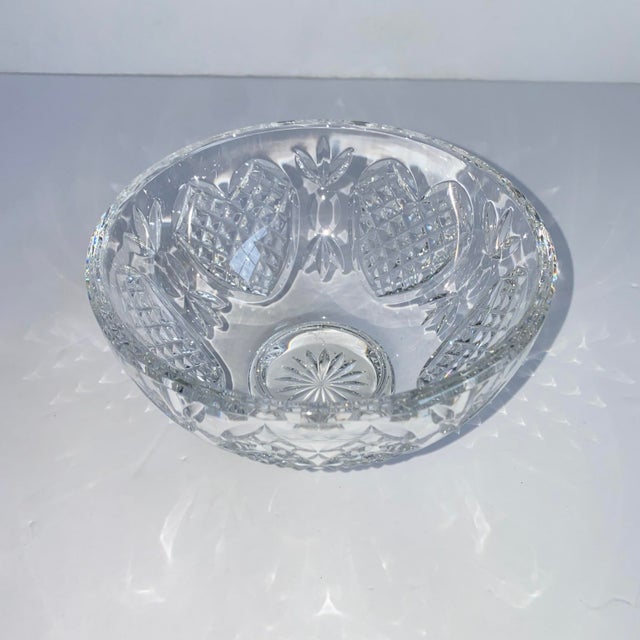 Waterford Waterford Crystal Footed Bowl Heirloom Wedding Heart Love Pedestal Catchall Dish For Sale - Image 4 of 12