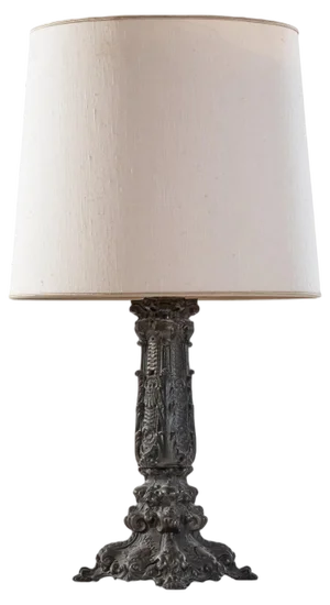 Antique Table Lamp in Bronze, 1900s