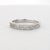 This elegant ring is crafted in 14K gold. It features two rows of sparkling white round-cut diamonds. The diamonds are set...
