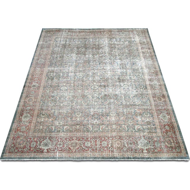 1940s 1940s Persian Mahal Rug For Sale - Image 5 of 7