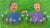 2020s Original Acrylic Folk Art Painting From Renowned Key West Artist 'Just Us' For Sale - Image 5 of 9