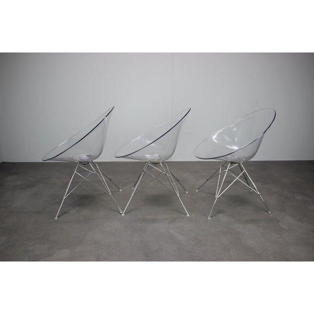 Eros Chairs by Philippe Starck for Kartell, Italy, 1999, Set of 3 For Sale - Image 13 of 18