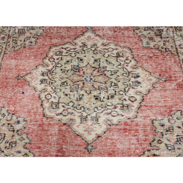 Turkish Vintage Rug 4'5" x 11'11" #21391 For Sale - Image 4 of 8