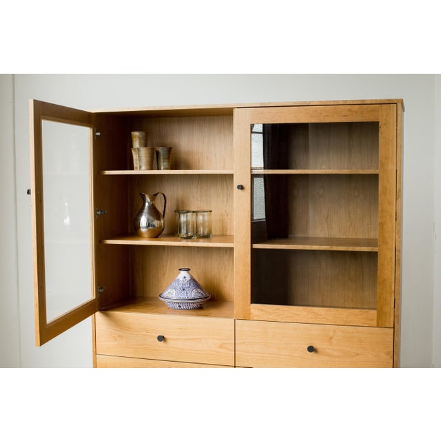 Pacific Curio Cabinet in Cherry by Studio Moe For Sale In Portland, OR - Image 6 of 7