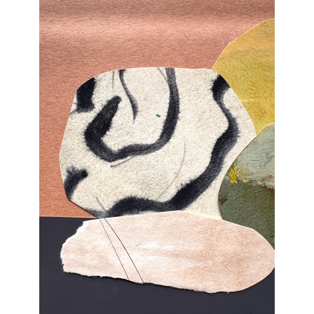 "New Directive 3" Original Mixed-Media Collage on Paper by Zac Woodiel For Sale - Image 4 of 7